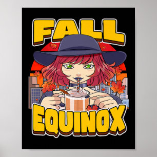 Herbst-Tagundnachtgleiche September Feiern Herbstw Poster