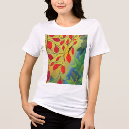 Herbst-Tagundnachtgleiche Tri-Blend Shirt