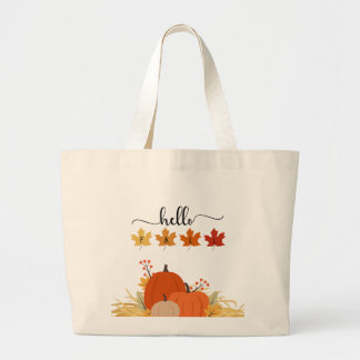 Herbst-Tasche Jumbo Stoffbeutel