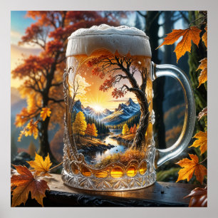 Herbst-Tasse-Poster Poster