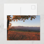 Herbst Tatras Sonnenaufgang Poster Postkarte (Vorne/Hinten)