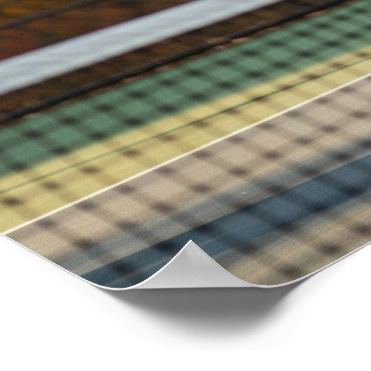 Herbst-Tennis Poster (Ecke)