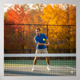 Herbst-Tennis Poster