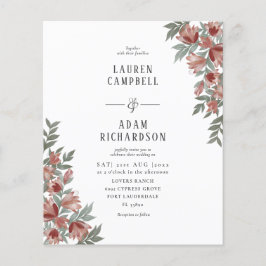 Herbst Terracotta Florenz Einladung