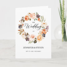 Herbst Terracotta Orange Blume eingewickelt