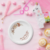 Herbst Terracotta Rustikale Hochzeit Pappteller (Party)