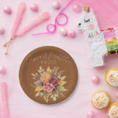 Herbst Terracotta Rustikale Hochzeit Pappteller (Party)