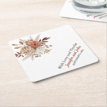 Herbst Terracotta Rustikale Hochzeit