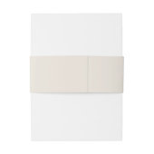 Herbst Terracotta und Creme Einladungsbanderole (Rückseitenbeispiel)