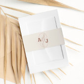 Herbst Terracotta und Creme Einladungsbanderole