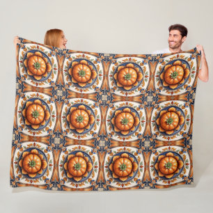 Herbst-Thanksgiving Trendy Pumpkin Collection Fleecedecke