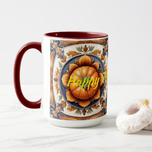 Herbst-Thanksgiving Trendy Pumpkin Collection Tasse