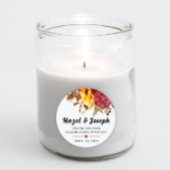 Herbst Thema Dankeschön Sticker