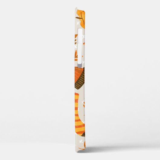 Herbst Thema Nahtloses Muster Tile Case-Mate iPhone Hülle (Rückseite / Links)