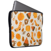 Herbst Thema Nahtloses Muster Tile Laptopschutzhülle (Vorne Rechts)