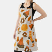 Herbst Thema Nahtloses Muster Tile Schürze (InSitu)