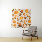 Herbst Thema Nahtloses Muster Tile Wandteppich (Beispiel)