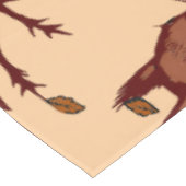 🐿️ Herbst-Tischdecke Eichhörnchen Tischdecke (Schrägansicht)