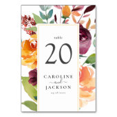 Herbst Tischnummer (Rückseite)