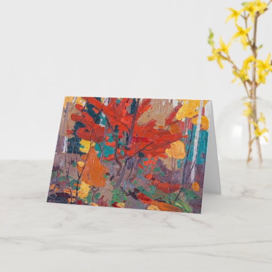 Herbst | Tom Thomson | Karte (Gelbe Blume)
