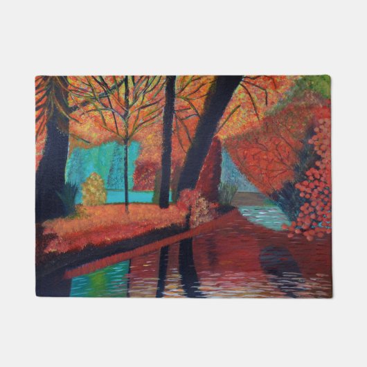 Herbst Traummatte Fußmatte (Vorderseite)