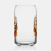 Herbst-Trinkglas mit Design Dosenglas (Rechts)