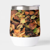 Herbst, trockene Blätter (Links)