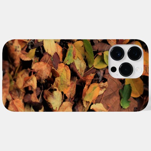 Herbst, trockene Blätter Case-Mate iPhone Hülle (Rückseite (Horizontal))