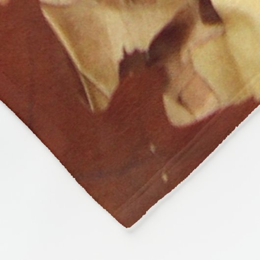 Herbst, trockene Blätter Fleecedecke (Ecke)