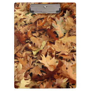 Herbst, trockene Blätter Klemmbrett