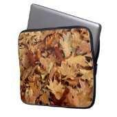 Herbst, trockene Blätter Laptopschutzhülle (Vorderseite Links)