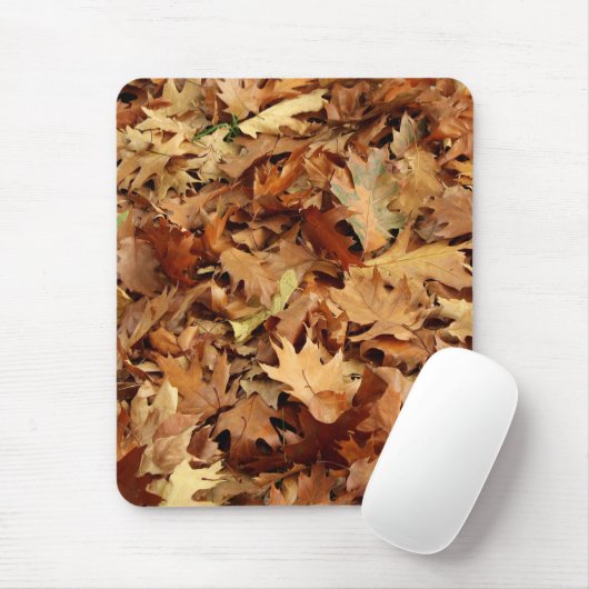 Herbst, trockene Blätter Mousepad (Mit Mouse)
