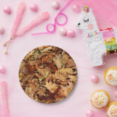 Herbst, trockene Blätter Pappteller (Party)