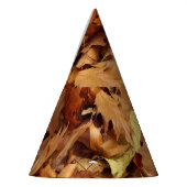 Herbst, trockene Blätter Partyhütchen (Links)