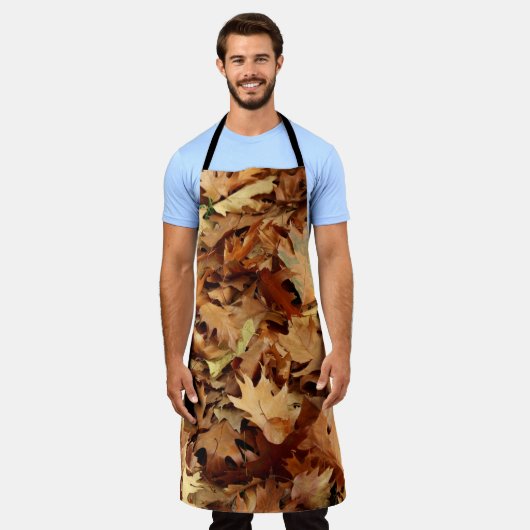 Herbst, trockene Blätter Schürze (Getragen)