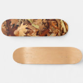 Herbst, trockene Blätter Skateboard (Horizontal)