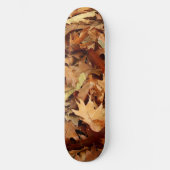 Herbst, trockene Blätter Skateboard (Vorderseite)