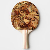 Herbst, trockene Blätter Tischtennis Schläger (Vorderseite)