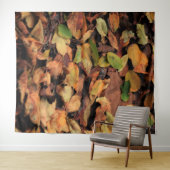 Herbst, trockene Blätter Wandteppich (Beispiel (Horizontal))