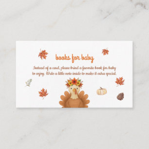 Herbst Truthahn Baby Shower Einladungskarte