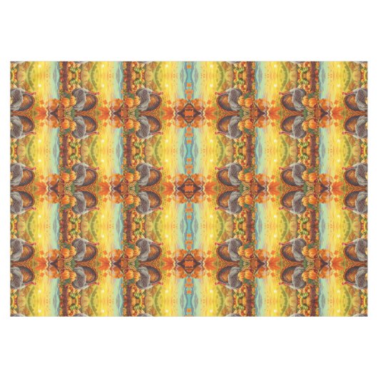 Herbst Türkei Pumpkins Erntedank Tableclout Tischdecke (Vorderseite (Horizontal))