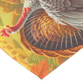 Herbst Türkei Pumpkins Erntedank Tischläufer (Ecke)