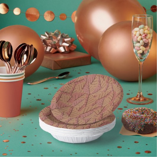 Herbst Twig Pappteller (Multi)