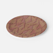 Herbst Twig Pappteller (Schrägansicht)