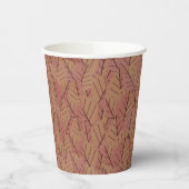 Herbst-Twig-Platz Pappbecher (Links)