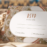 Herbst UAWG Insert Vintag Art Nouveau Hochzeit Einladung<br><div class="desc">Herbst Art Nouveau Vintage Hochzeit RSVP Karte von Alphonse Mucha in einem floralen, romantischen und whimsical Design. Viktorianische Schnörkel ergänzen klassische Deko-Schriftart. Bitte geben Sie Ihre persönlichen Informationen ein, und Sie sind fertig. Wenn Sie das Design weiter ändern möchten, klicken Sie einfach auf den blauen Button "Anpassen". Vielen Dank, dass...</div>