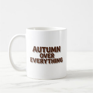 Herbst über alles kaffeetasse