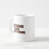 Herbst über alles kaffeetasse (Vorderseite Links)
