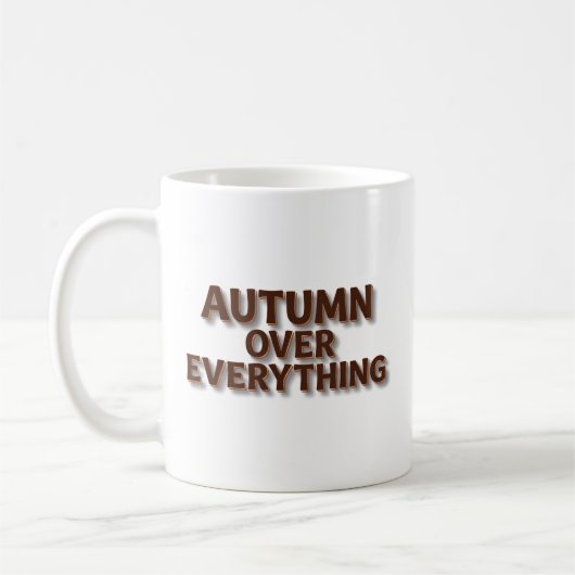 Herbst über alles kaffeetasse (Links)