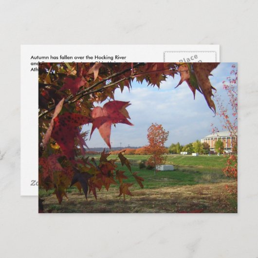 Herbst über Postkarte Convo (Vorne/Hinten)